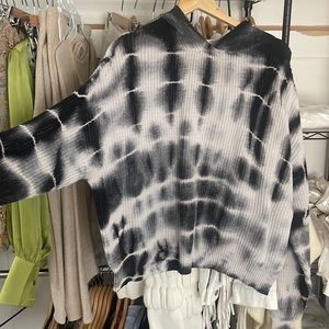 12th tribe tie dye knit sweater